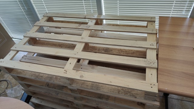 Foto del zancale recuperato